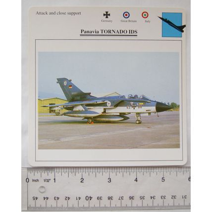 P Tornado IDS - Germany,GB,Italy - Attack & Close Support - Collectors Club Card