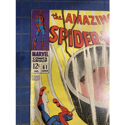 Amazing Spider-Man #61 1st Gwen Stacy Cover Appearance! Marvel 1968 VF+