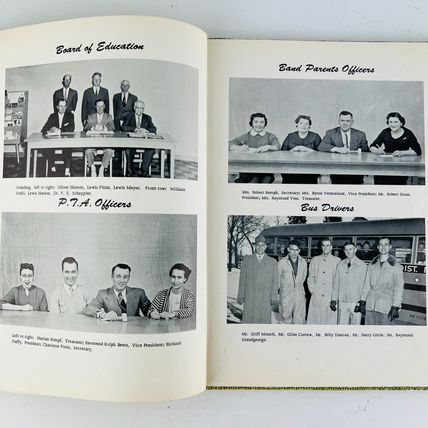 Somonauk Community High School 1957 The Bobcat Yearbook Illinois