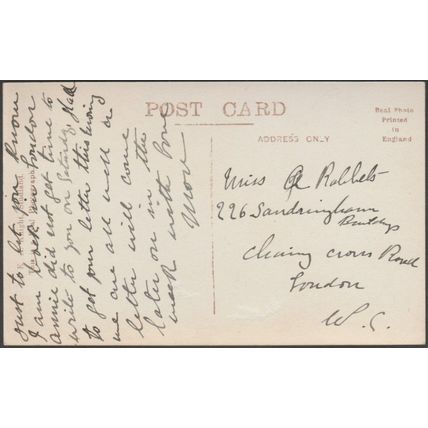 Swanage Road, Studland, Dorset, c.1910s - EA Knight RP Postcard