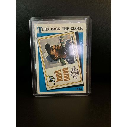 Hank Aaron: Turn Back the Clock #663 | 1989 Topps Baseball Trading Card