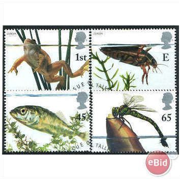 2001 Pond Life (Europa) Set SG2220-2223 Very Fine Used