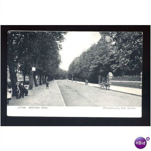 Bedfordshire LUTON Bedford Road Postcard by Photochrom