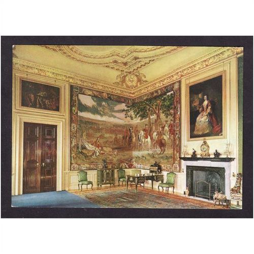 BLENHEIM PALACE - THE GREEN WRITING ROOM - NICE COLOURED PICTURE - UNUSED
