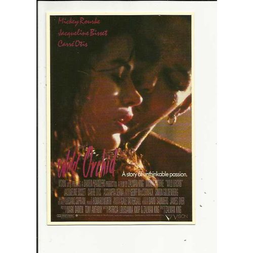 WILD ORCHID Mickey Rourke Poster Art Postcard by Avant Garde (P1209)