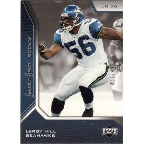 2005 Upper Deck Sweet Spot LeRoy Hill Rookie Card