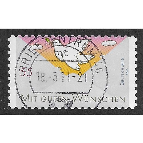 GER 2010 €0.55 (S/A) 'GREETINGS STAMPS (3RD ISSUE)' FINE USED (EBID60-356)
