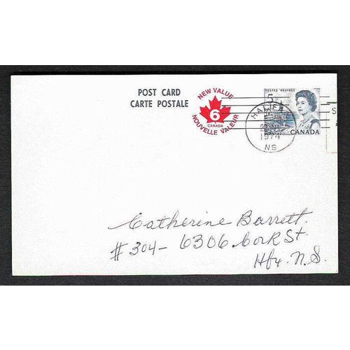 Canada. #P109 Precancelled Postal Card USED Dated Centennial 1974