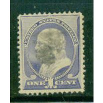 Used 212 1c Benjamin Franklin Fine M01442