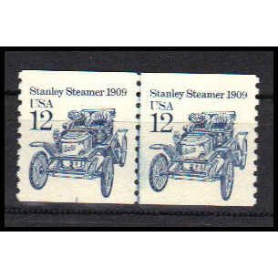 2132 12c Stanley Steamer Very Fine MNH Dry Gum CNP Left 1 PA0754