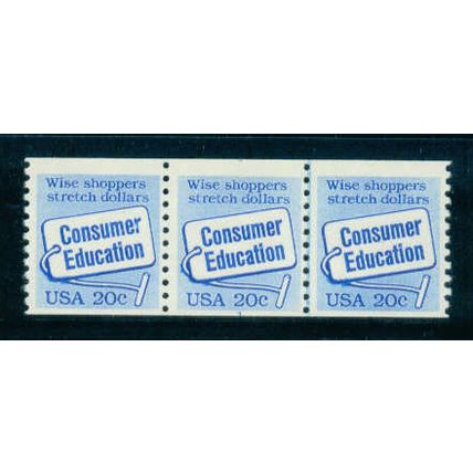 2005v 20c Consumer Education Fine MNH Dry Gum PNC 3/3 Split # C0972