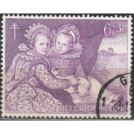 Belgique 1964 Michel 1372 O Cote (2008) 0.45 € Cornelius De Vos Les Filles