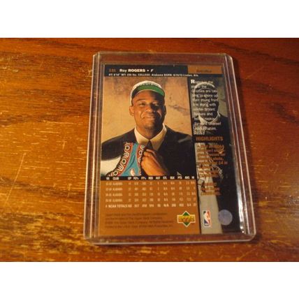 1996 Upper Deck, 2-Rc Cards, ROY ROGERS Rc, Grizzlies #131
