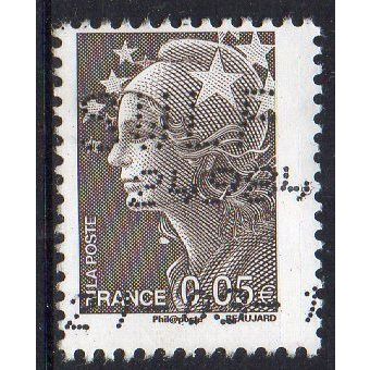 France 2008 Marianne de Beaujard - Brown €0,05 Used (phosphor strip at right)