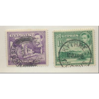 Cyprus Stamps Scott #164 To 165, Used