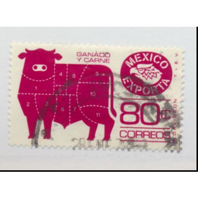 Mexico Stamp Scott #1113, Used