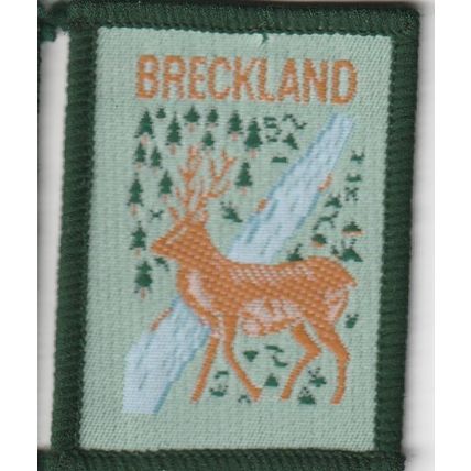Scout Badge UK - Breckland - White Back (BY03)