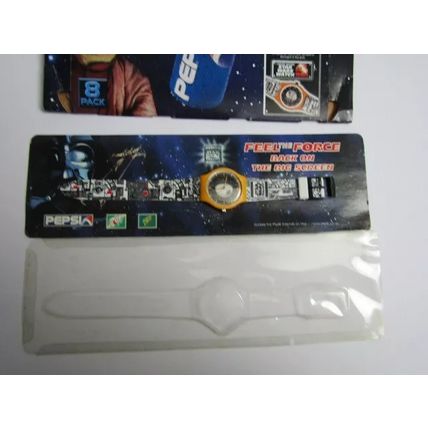 Star Wars Trilogy Edition Pepsi Box 1996 & Limited Edtion Watch Feel the Force