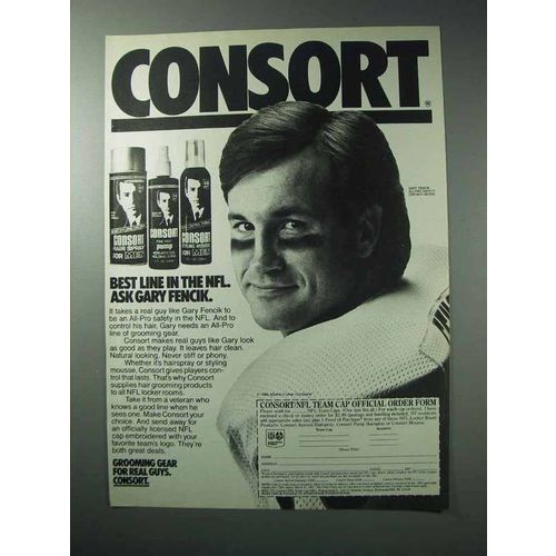 1986 Consort Hair Spray Ad - Gary Fenick