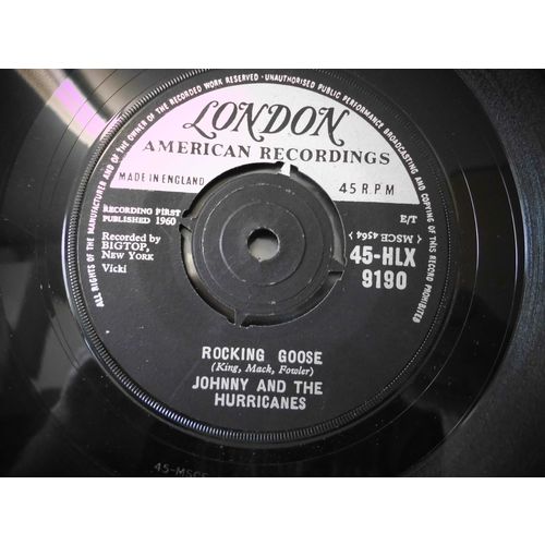 7" 1960. JOHNNY AND THE HURRICANES. ROCKING GOOSE 45-HLX 9190. REVIVAL,EXCELLENT