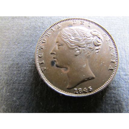 1845 QUEEN VICTORIA FARTHING.