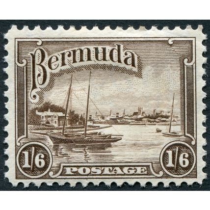 Bermuda 1936 1s 6d brown SG 106 unused