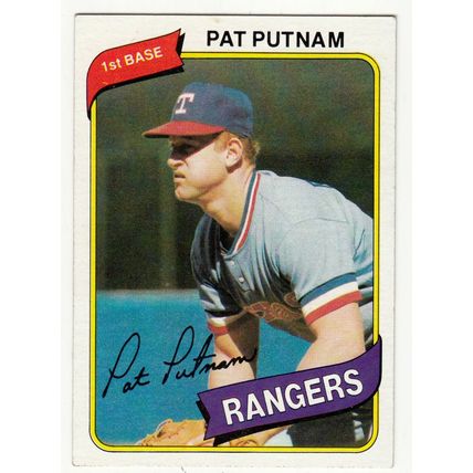 1980 Topps baseball card 22 Pat Putnam - Rangers