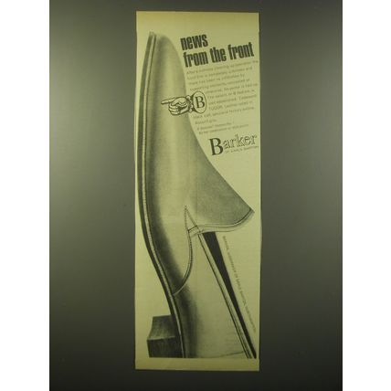 1965 Barker Tudor Shoes Ad - News from the front