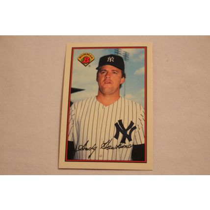 Andy Hawkins 1989 Bowman TIFFANY NO. 166