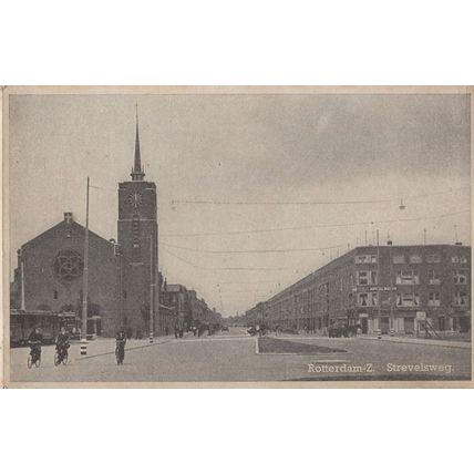 Rotterdam Strevelzweg Bicycles Antique Dutch Postcard