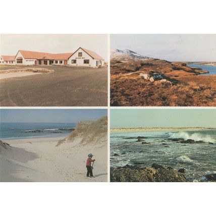 Dark Island Hotel Isle of Benbecula Scottish Postcard