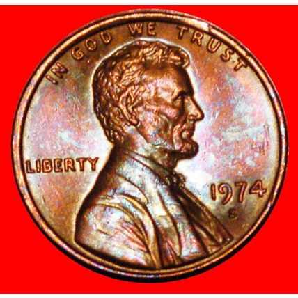 MEMORIAL (1959-1982):USA★1 CENT 1974S ★LINCOLN 1809-1865★LOW START★NO RESERVE