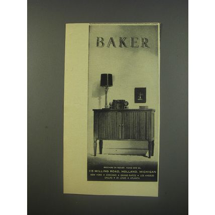 1956 Baker Furniture Advertisement