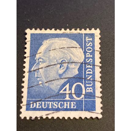 Briefmarke Deutschland 40 Pfennig 1956 Michel 260 x gestempelt