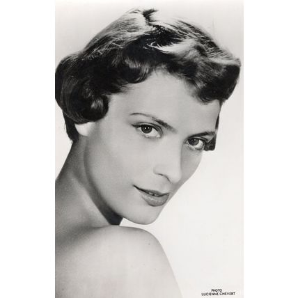 Andree Debar French Film Actress RARE Real Photo Postcard