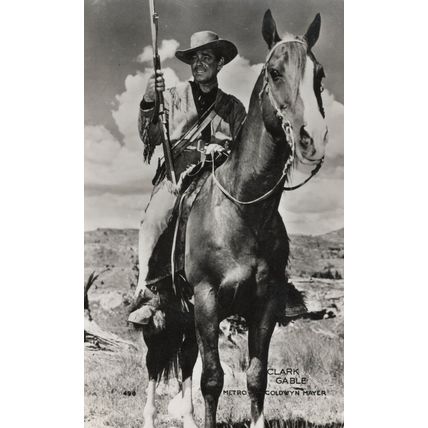 Clark Gable The Tall Man Western Film RARE MGM Photo Postcard