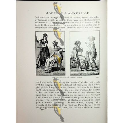 Berlinischer Damen Kalender, 1803, Fashion Book Illustration (Print), 1909