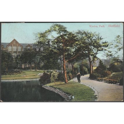 Weston Park, Sheffield, Yorkshire, 1906 - Blum & Degen Postcard