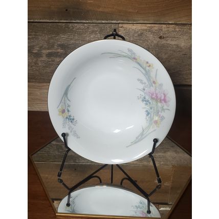 JAM2 Soup Bowl by Jamestown Dinnerware - Pink&Yellow Floral
