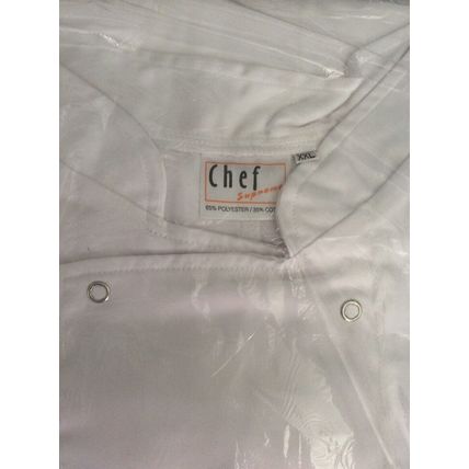 Chef Supreme Coat / Jacket - WHITE - SXCC - BNWT - 2XL CHEFS WHITES
