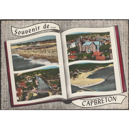 Souvenir de Capbreton, Landes, 1963 - Lapie Photo CPSM
