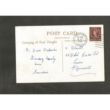 Postcard Hampshire Portsmouth and Southsea Multiview 1960s