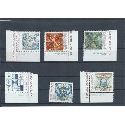 Portugal stamps. A few of the tiles MNH. 1983, 1984, 1985 etc (M134)
