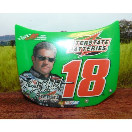 1/18 ( 5 ) Nascar race car hood to hang in your garage diorama
