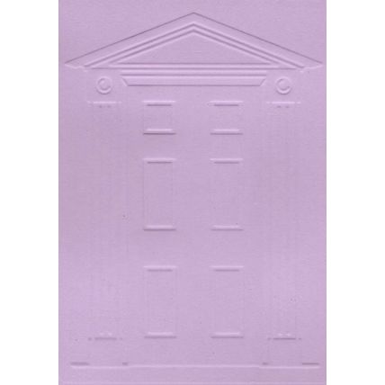 A6 Embossed Card. 10 Sheets. Front Door. Cardmaking Scrapbooking Crafts