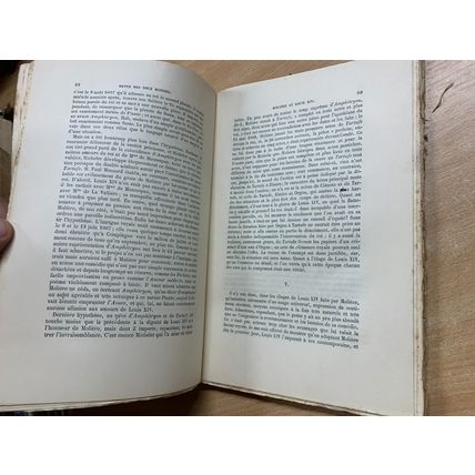 RARE* 1 SEPTEMBRE 1886 REVUE DES DEUX MONDES FRENCH LARGE PAPERBACK BOOK (P3)