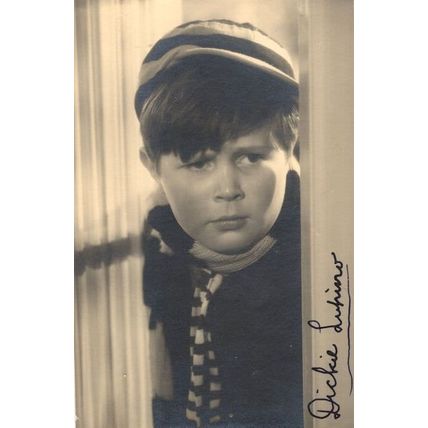 Richard Dickie Lupino Just William Antique Hand Signed Photo