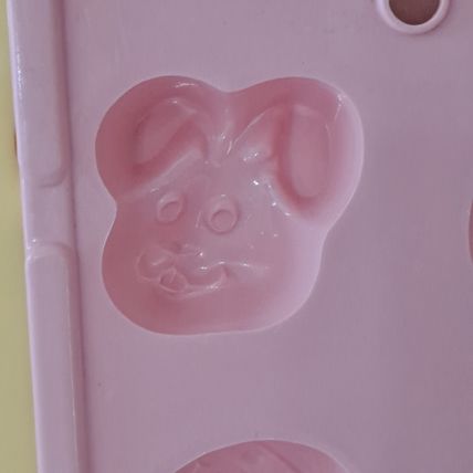 Lot 4 EASTER ICE CUBE TRAYS 12" Plastic Molds Bunny Egg Bunnies Freezer