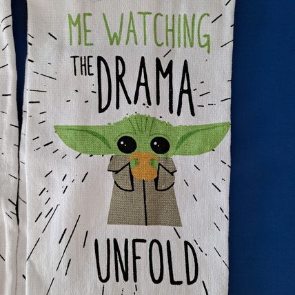 NEW Lot 2 STAR WARS MANDALORIAN Kitchen TOWELS Dish Hand Bathroom Set Baby Yoda