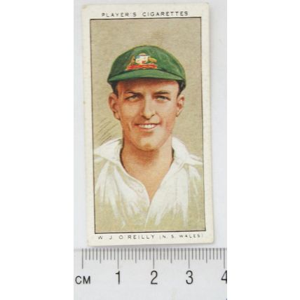 1934 Players Cricketers No. 47 W. J. O'Reilly, New South Wales & Australia